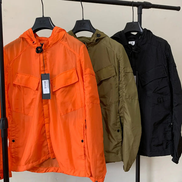 Men's Hooded Jacket with Sleeves