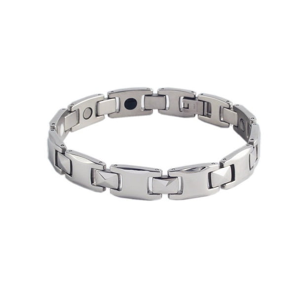 Korean Stainless Steel Metal Jewelry Health Care Magnet Bracelet