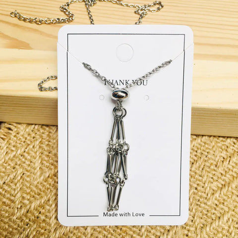 Crystal Raw Stone Pendant Necklace