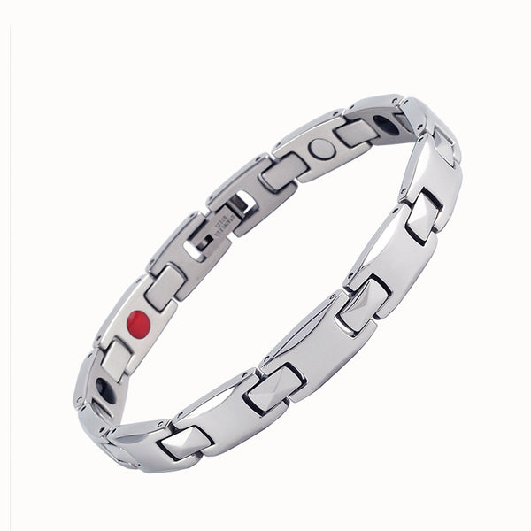 Korean Stainless Steel Metal Jewelry Health Care Magnet Bracelet