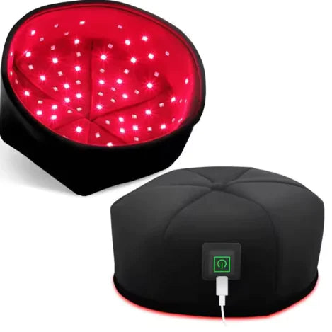 Red Light Infrared Therapy Helmet for Hair Growth, Hair Loss Prevention, and Scalp Relaxation