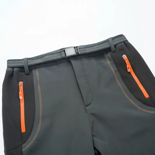 Thick Warm Winter Fleece Hiking Pants Waterproof Windproof Outdoor Soft Shell Rain Trousers Trekking Camping Ski Pants