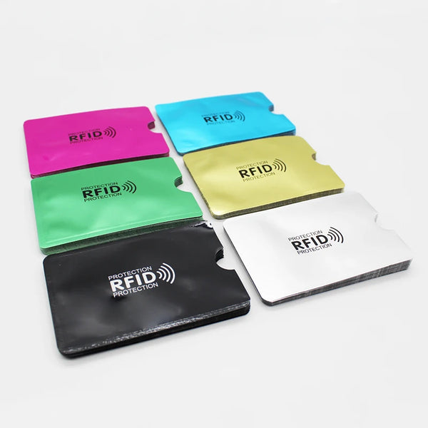 10Pcs Anti RFID Blocking Card Holder  ID Bank Card Case Protection NFC Anti-theft Credit Card Holder