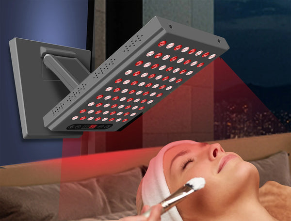 660nm&850nm Near Infrared and Red Light Therapy Panel Home Use Device  LED Light Therapy Lamp for Anti-Aging, Pain Relief