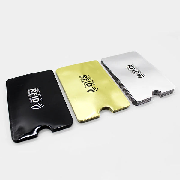 10Pcs Anti RFID Blocking Card Holder  ID Bank Card Case Protection NFC Anti-theft Credit Card Holder