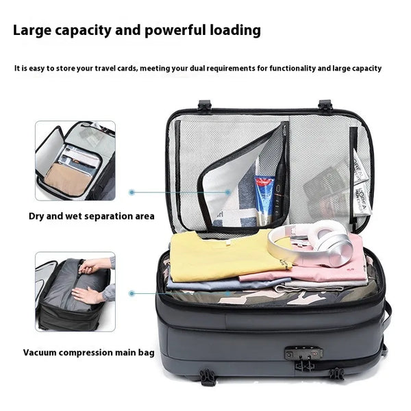 Large Capacity Expandable Travel Backpack