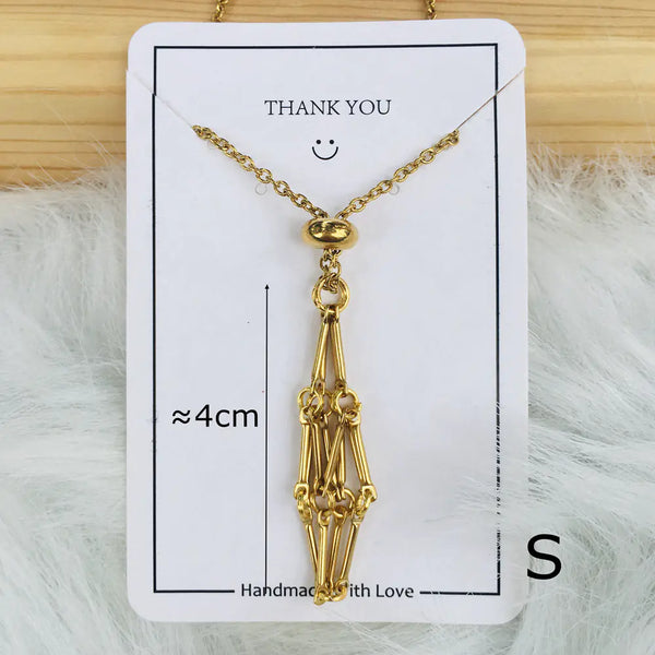 Crystal Raw Stone Pendant Necklace