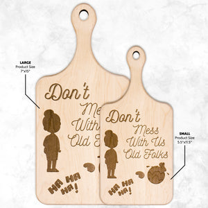 Old Folks  (Beautiful Hardboard Cutting Board)  Gift