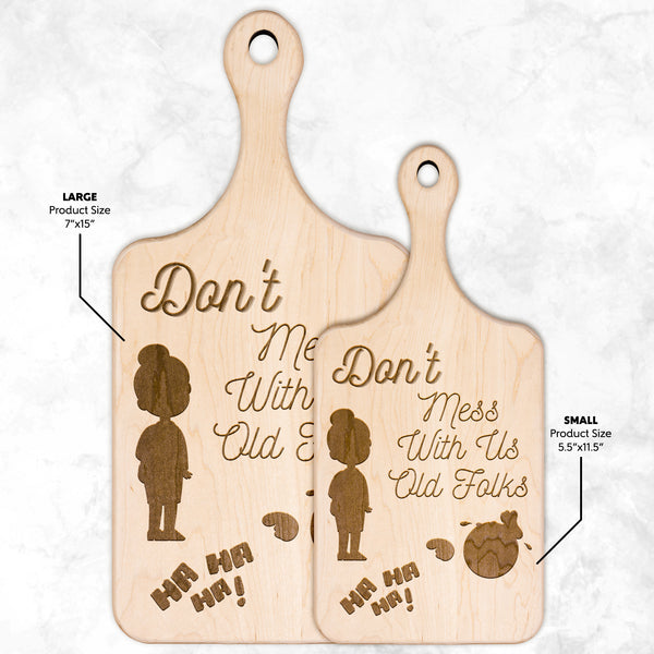 Old Folks  (Beautiful Hardboard Cutting Board)  Gift