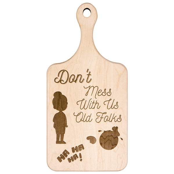 Old Folks  (Beautiful Hardboard Cutting Board)  Gift