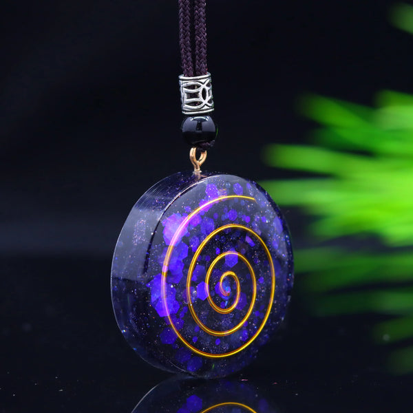 Orgonite Pendant Necklace Energy Generator Emf Protection Healing Crystal Sacred Geometry Chakra Necklaces Meditation Jewellry