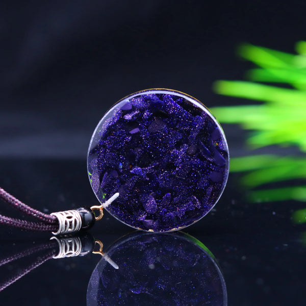 Orgonite Pendant Necklace Energy Generator Emf Protection Healing Crystal Sacred Geometry Chakra Necklaces Meditation Jewellry