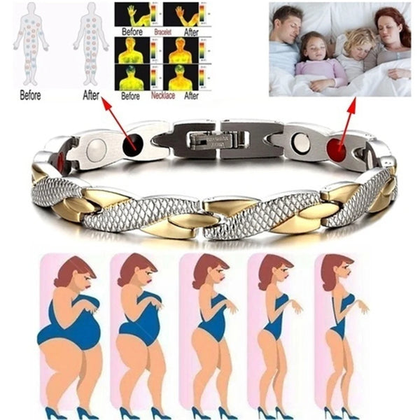 Twisted Dragon Magnetic Therapy Slimming Bracelet  Weight Loss Energy Magnets  Health