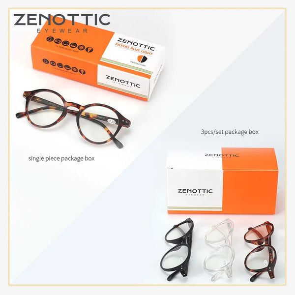 Anti Blue Light Blocking Reading Glasses Women Men Anti-Glare Computer Eyeglasses Diopter from +0 to +4.0