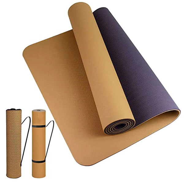 Thick Two-color, Non-slippery TPE Yoga Mat, High Quality Pad180 * 57cm