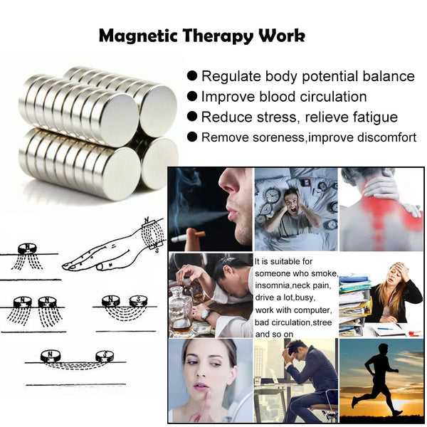 Pure Copper Magnetic Bracelet Therapy High Magnets Arrow Vintage Health Energy Chain