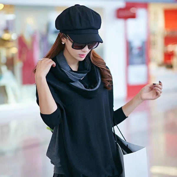 Newsboy Autumn Winter Beret Cap Octagonal Driving Hat