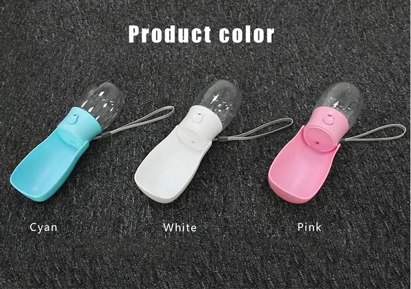 Original Design 300 ml Portable Pet Dog Water Bottle for Walking Feeding Dogs Folded Bottle Water Dispenser