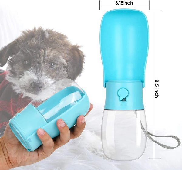 Original Design 300 ml Portable Pet Dog Water Bottle for Walking Feeding Dogs Folded Bottle Water Dispenser