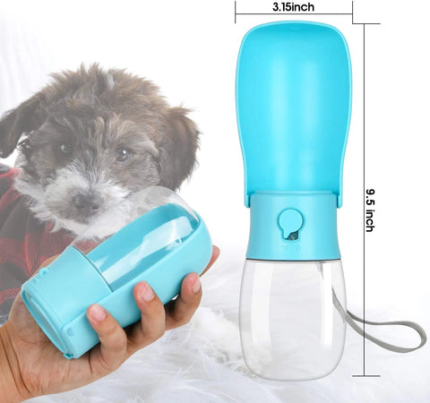 Original Design 300 ml Portable Pet Dog Water Bottle for Walking Feeding Dogs Folded Bottle Water Dispenser