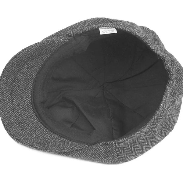 Men Casual Hat Retro Beret Unisex Wild Octagonal Cap