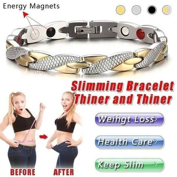 Twisted Dragon Magnetic Therapy Slimming Bracelet  Weight Loss Energy Magnets  Health