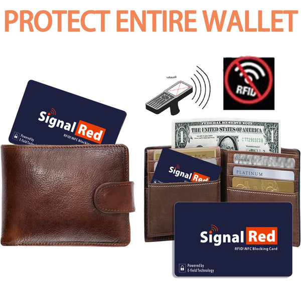 RFID Blocking NFC Signals Shield Secure for Credit Cards and Passports** Signal Blocker