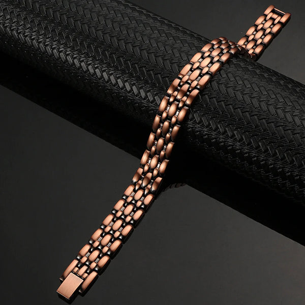 Pure Copper Magnetic Pain Relief Chain Link Bracelet For Men and Women