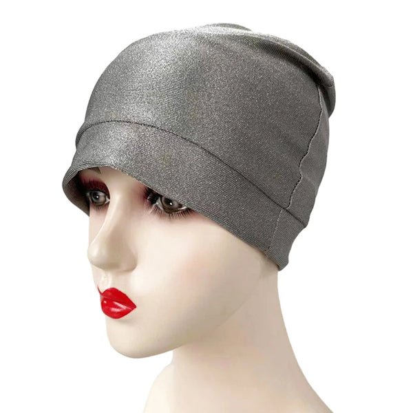 Anti Radiation Cap Silver Fiber Anti Radiation Cap Computers Electromagnetic Wave Rfid Shielding EMF Protection Hat Beanies