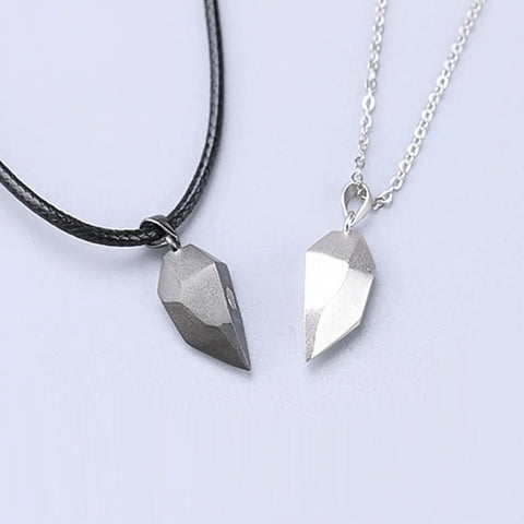 Magnetic Couple Heart-Shaped Necklace