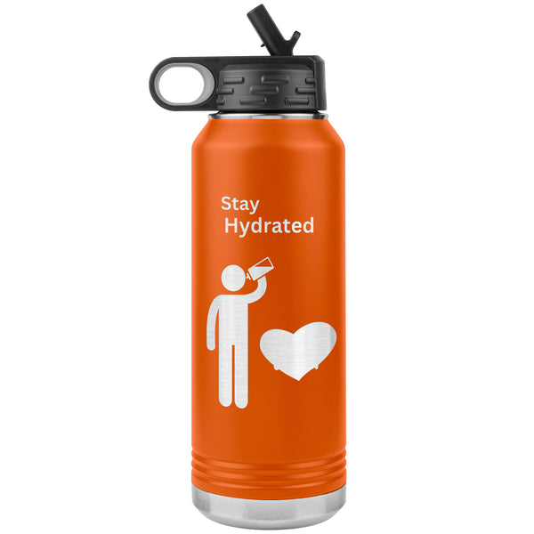 Stay Hydrated Water Bottle  (NICE 32 oz Drink Cup)