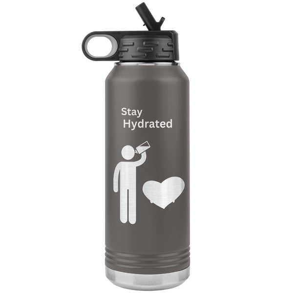 Stay Hydrated Water Bottle  (NICE 32 oz Drink Cup)