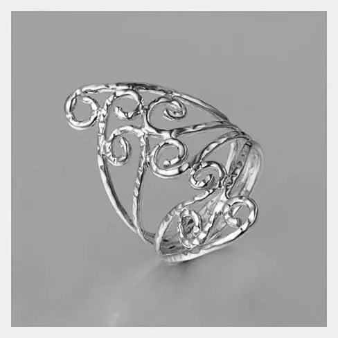 Swirl & Twirl - The 18kt Gold Plated Fine Filigree Ring