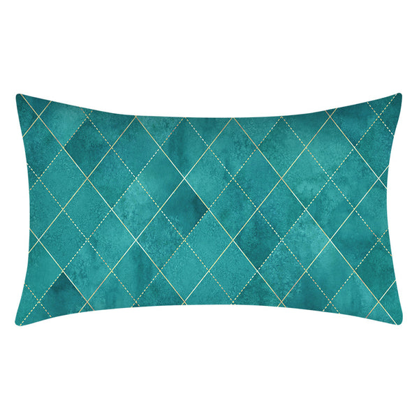 Teal Teal Home Decor Cushion Lumbar Pillowcase