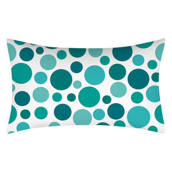 Teal Teal Home Decor Cushion Lumbar Pillowcase