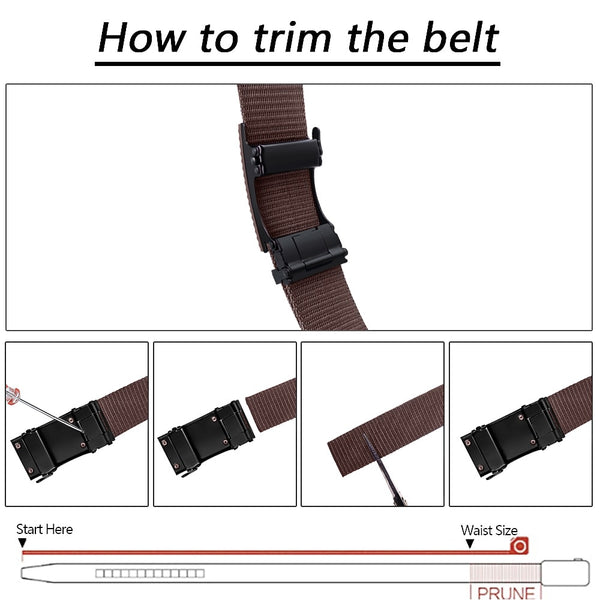 Designer Alloy Buckle Breathable Elastic Belt for Men