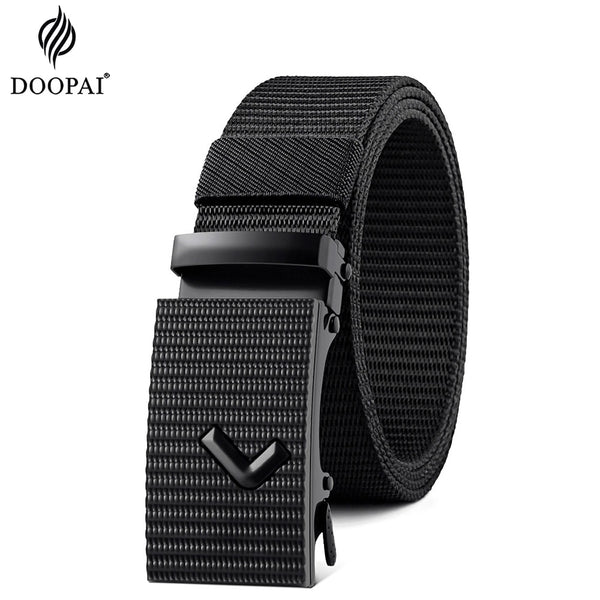 Designer Alloy Buckle Breathable Elastic Belt for Men