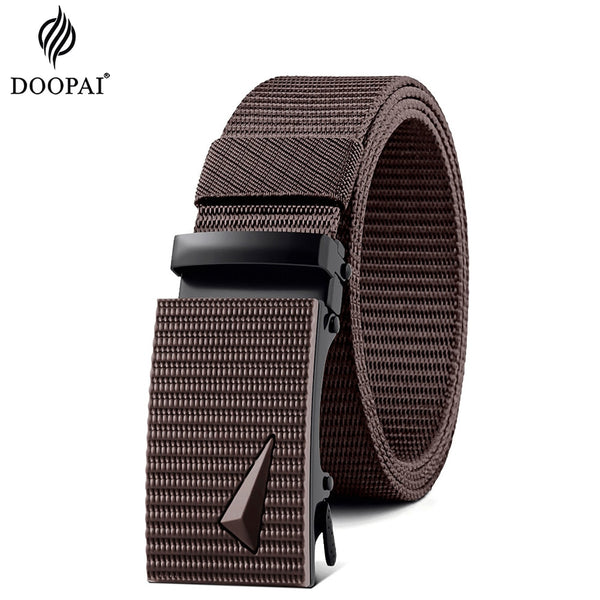 Designer Alloy Buckle Breathable Elastic Belt for Men