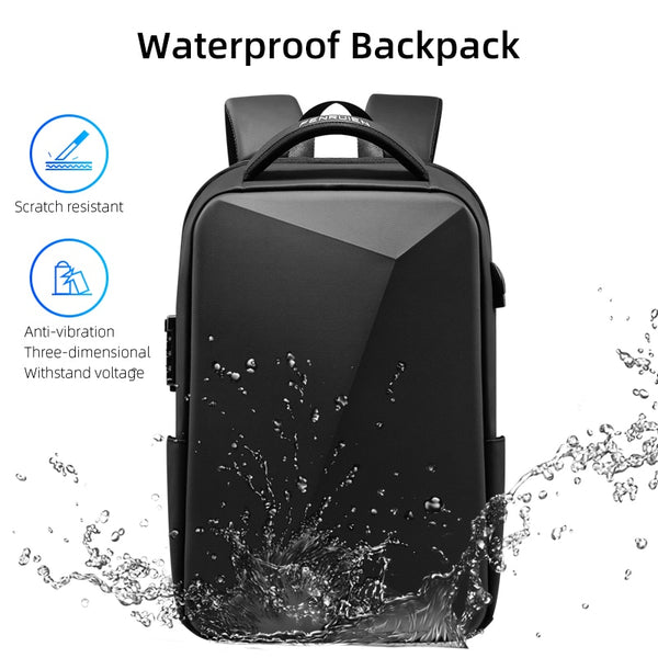 Anti-theft Waterproof Backpacks USB Charging   Business Travel School