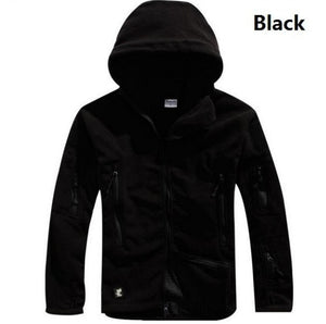 Men Winter Thermal Fleece US Military Tactical Jacket Outdoors Sports Hooded Coat Hiking Hunting Combat Camping Army Soft Shell