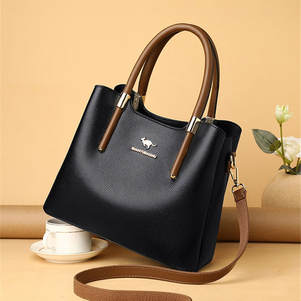 Leather Casual Crossbody Luxury Designer Handbag Top-Handle High Quality