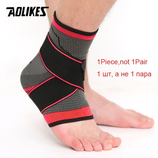 1 PC Sports Ankle Compression Support 3D Weave Elastic Foot and Ankle Protection