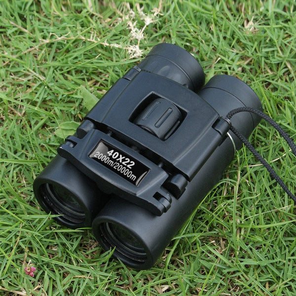 40x22 HD Powerful Binoculars 2000M Long Range Folding Mini Telescope  Optics For Hunting Sports Outdoor Camping Travel