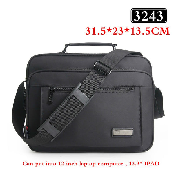 Waterproof Black Men Briefcase High Quality Brand Shoulder Bags For Women Messenger Bag Men&#39;s Crossbody Bags Bolso Hombre 2022