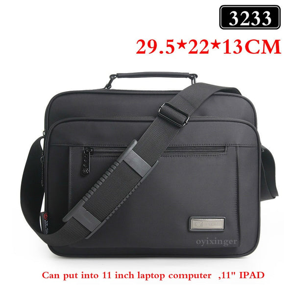 Waterproof Black Men Briefcase High Quality Brand Shoulder Bags For Women Messenger Bag Men&#39;s Crossbody Bags Bolso Hombre 2022