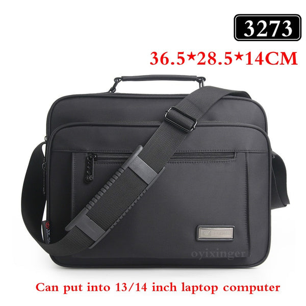 Waterproof Black Men Briefcase High Quality Brand Shoulder Bags For Women Messenger Bag Men&#39;s Crossbody Bags Bolso Hombre 2022