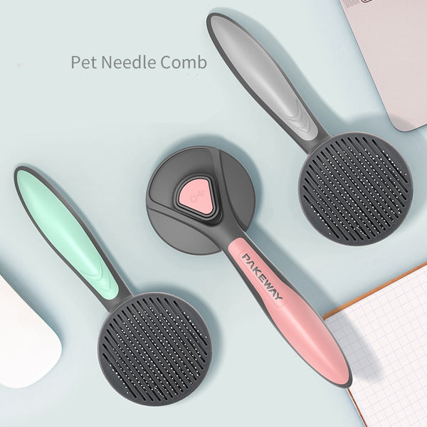 Pet Massage Brush    Dog/cat Brush For Long Hair Grooming