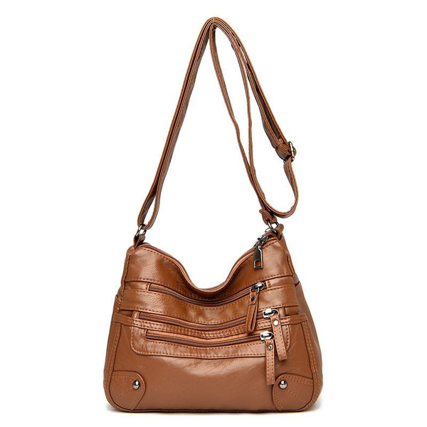 High Quality Designer Soft Leather Multi-Layer Classic Crossbody Bag Luxury Purse