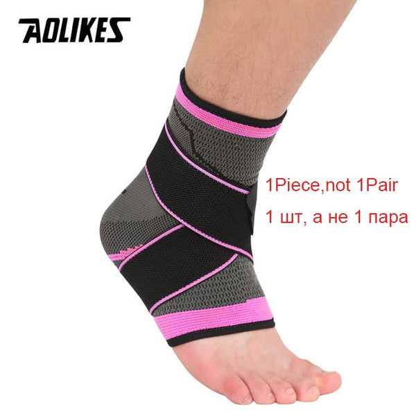 1 PC Sports Ankle Compression Support 3D Weave Elastic Foot and Ankle Protection