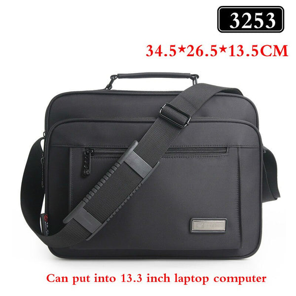 Waterproof Black Men Briefcase High Quality Brand Shoulder Bags For Women Messenger Bag Men&#39;s Crossbody Bags Bolso Hombre 2022